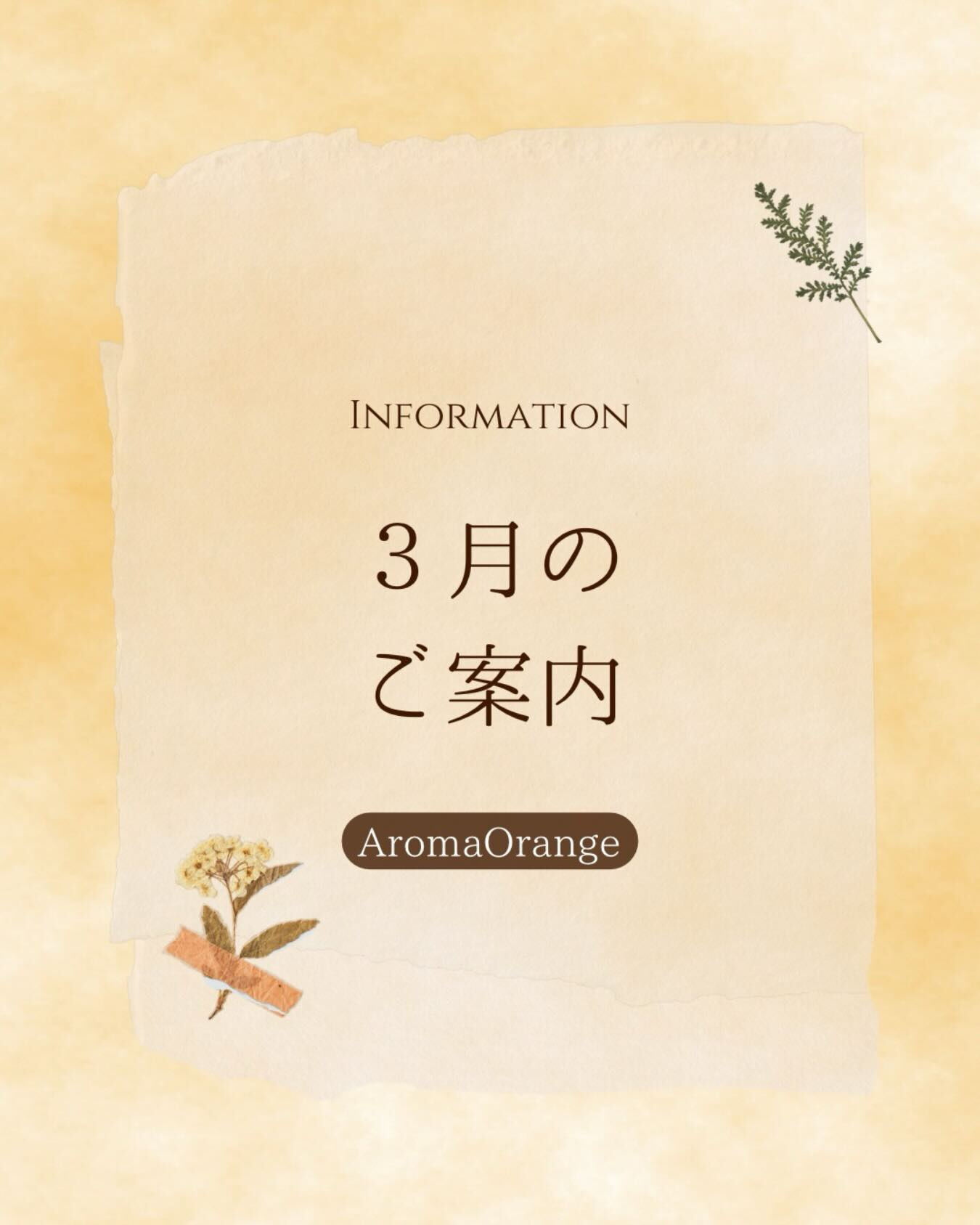 ３月の自宅ワークショップの